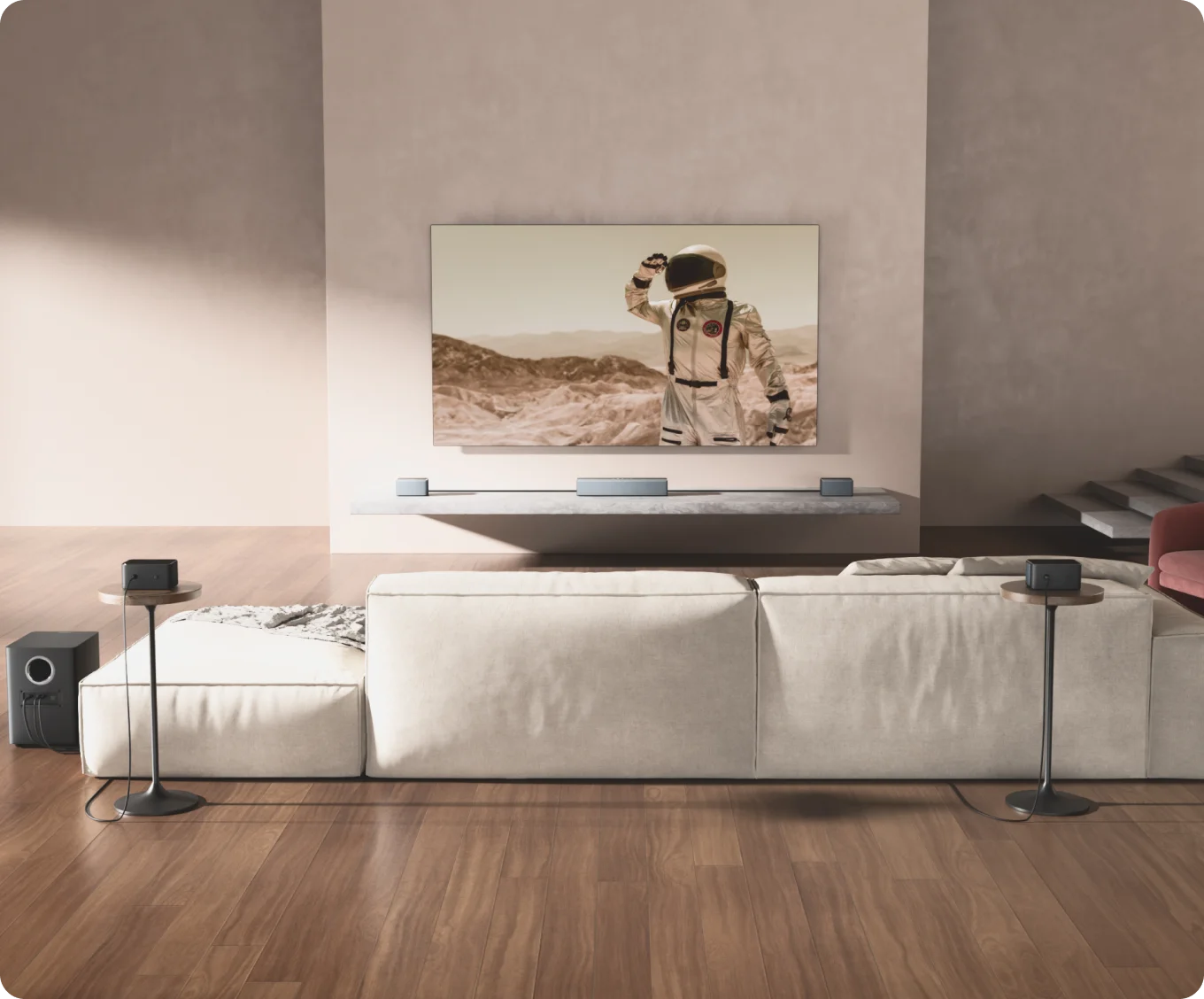 Poseidon D80 Boom Dolby Atmos Soundbar + Free Gift
