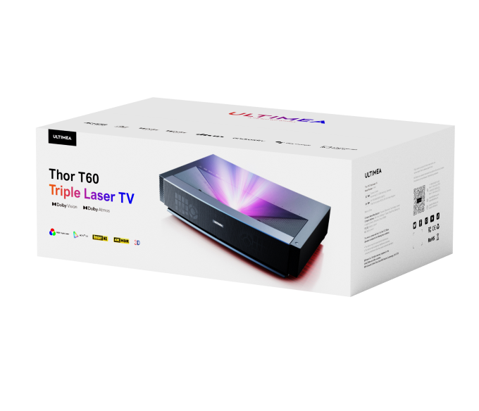 Thor T60 & Laser TV Floor Rising Screen Bundle