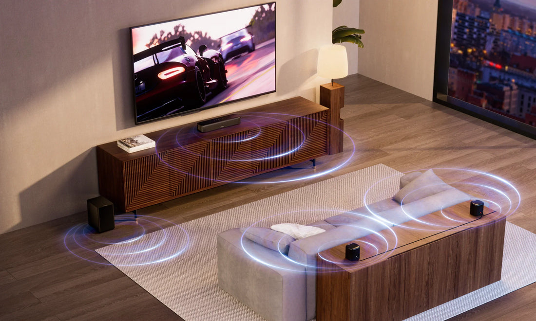 Hoe je meeslepend geluid in een kleine woonkamer creëert