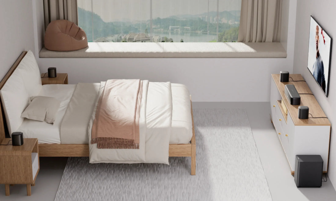 Groot geluid in kleine ruimtes: Jouw minimalistische home cinema in de slaapkamer