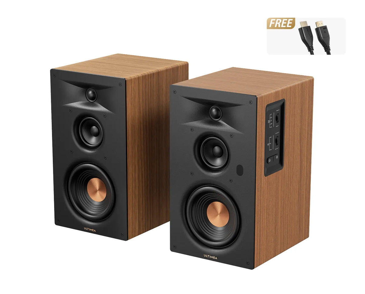BS-3 3-Way Bookshelf Speakers + Free Gift