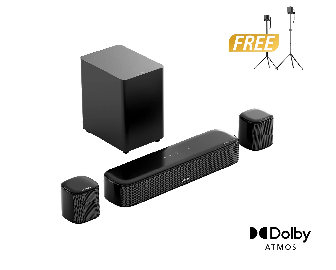 Aura A50 Pro 5.1 Soundbar + Free Gift
