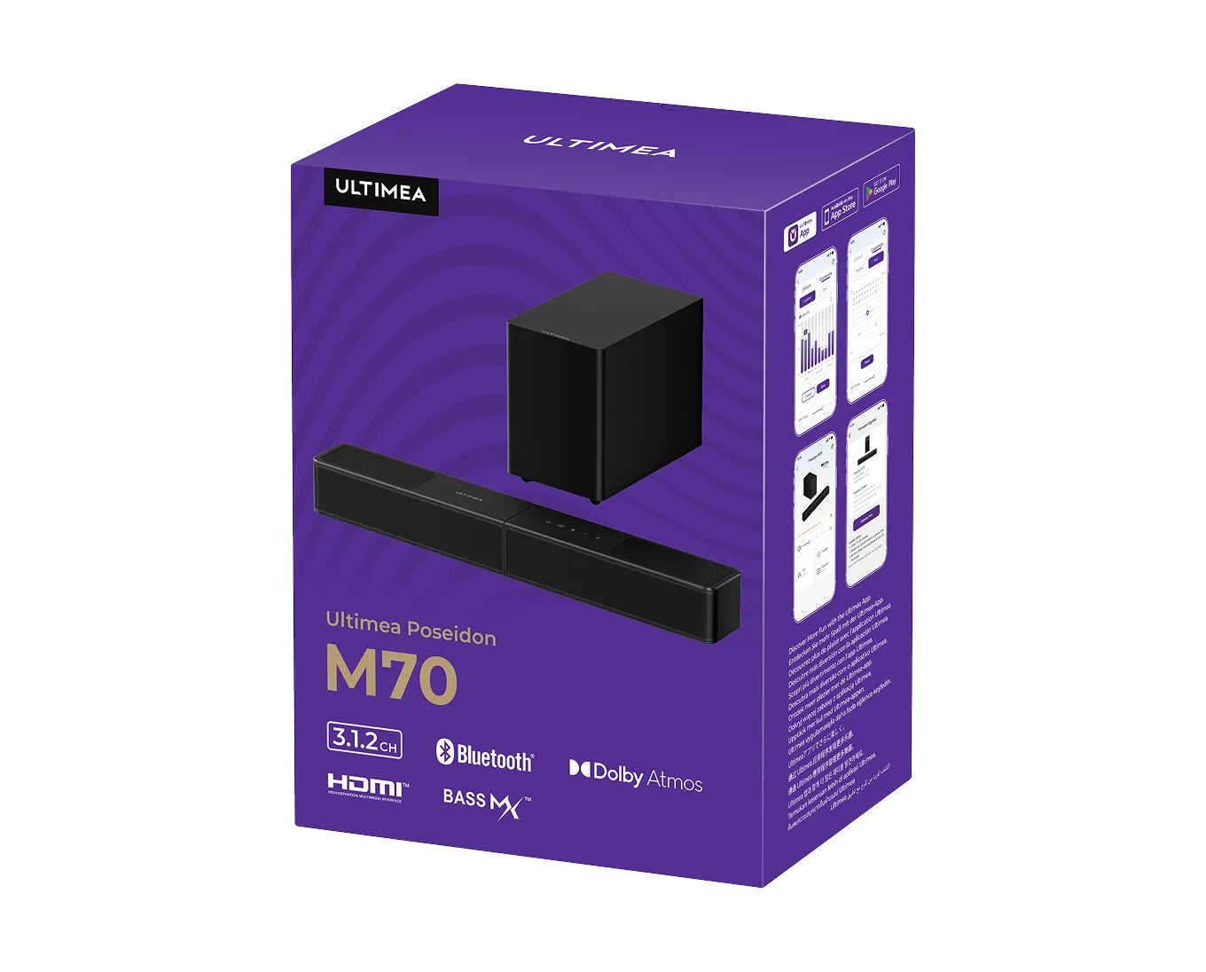 Poseidon M70 3.1.2 Soundbar