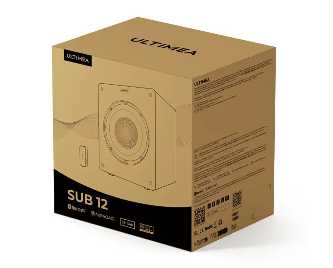 SUB-12 Smart 12" Subwoofer with Wireless Subwoofer Adapter