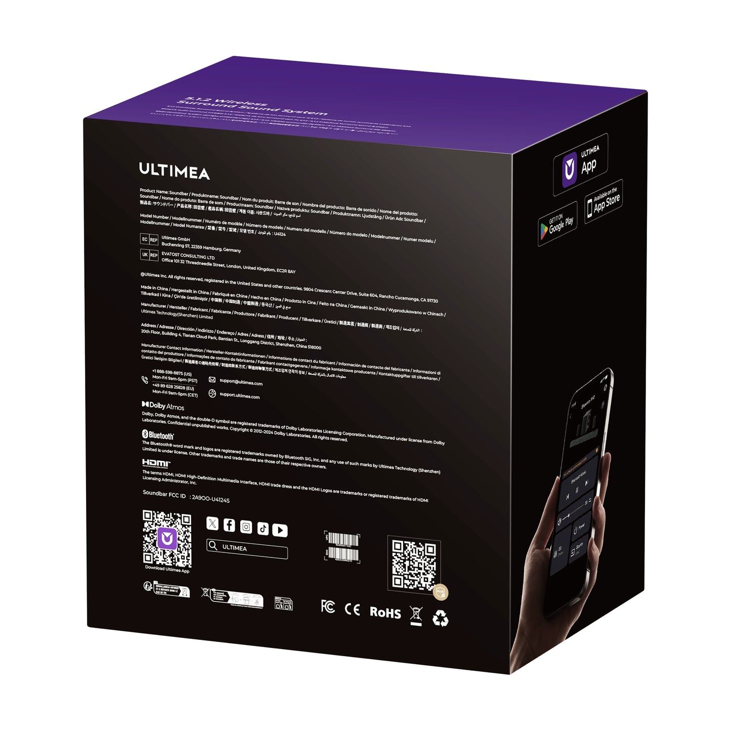 Skywave X40 5.1.2 Soundbar + Free Gift