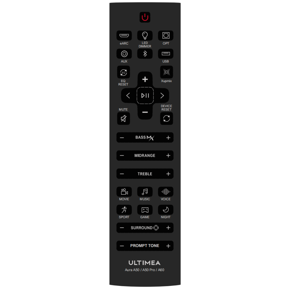 Aura A50 / A50 Pro / A60 Remote Control