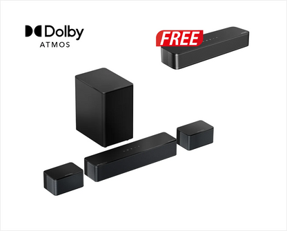Poseidon D60 Dolby Atmos Soundbar + Free Gift