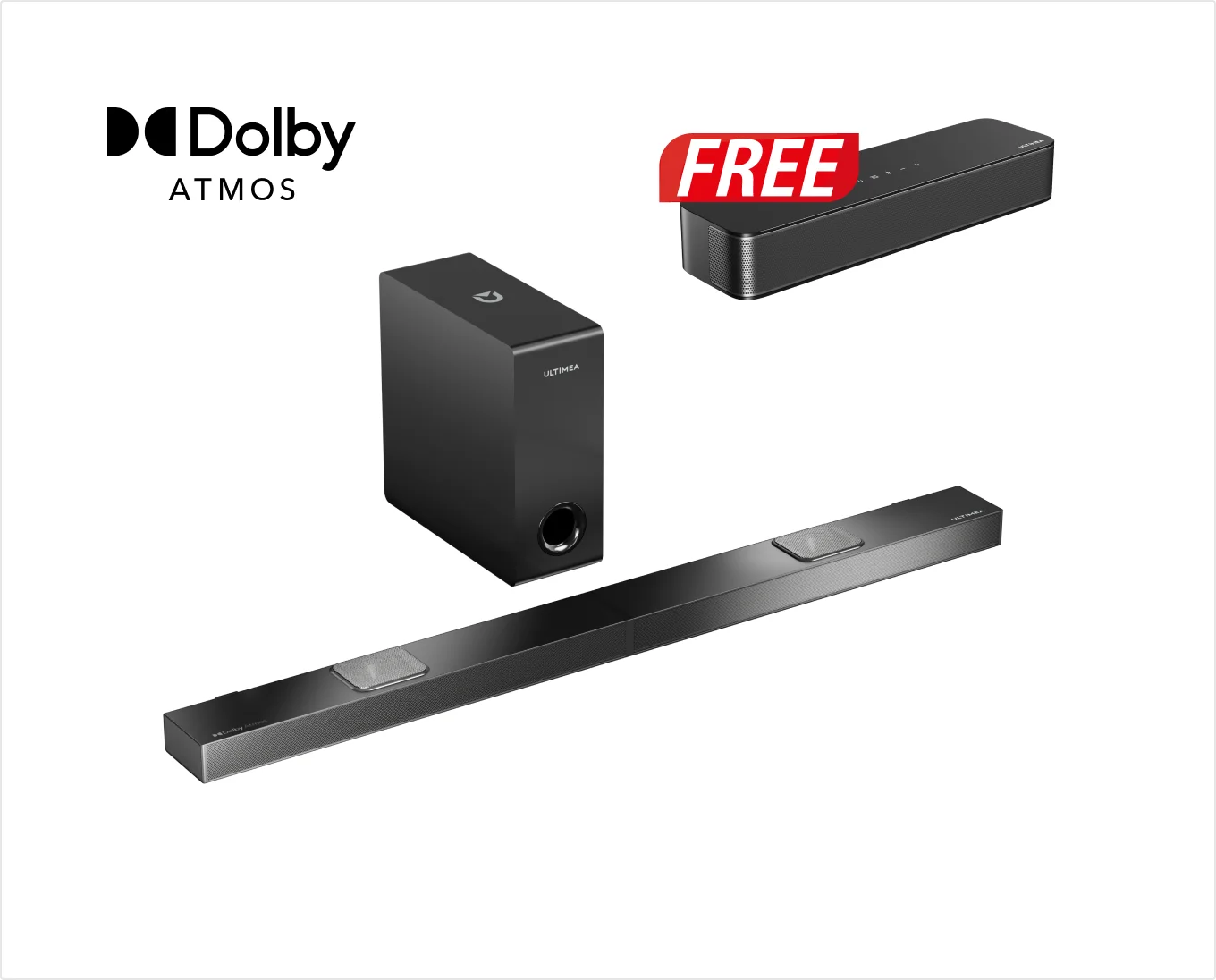 Nova S70 3.1.2 Dolby Atmos Soundbar + Free Gift