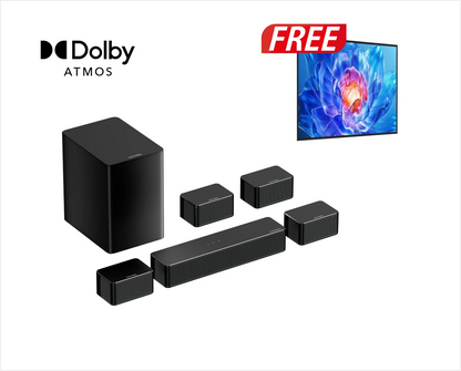 Poseidon D80 Dolby Atmos Soundbar + Free Gift