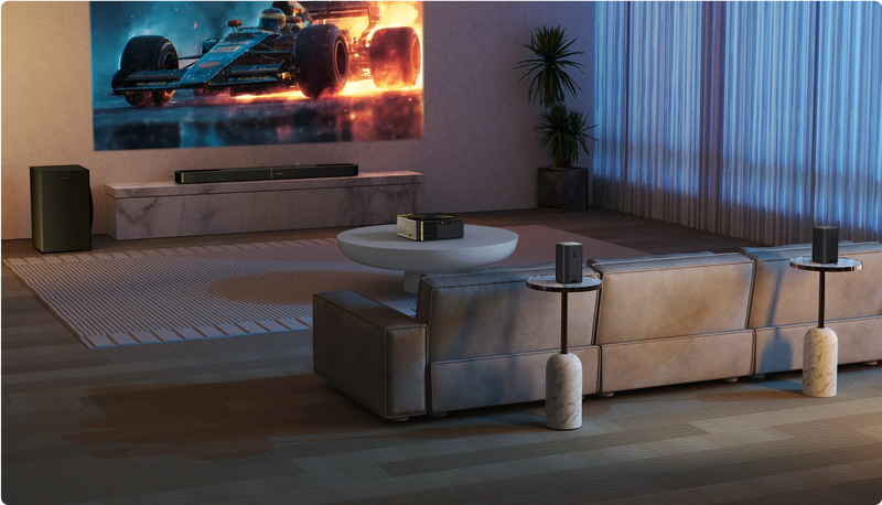 Upgraded Entertainment Room