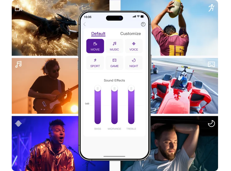 6 Preset Sound Modes