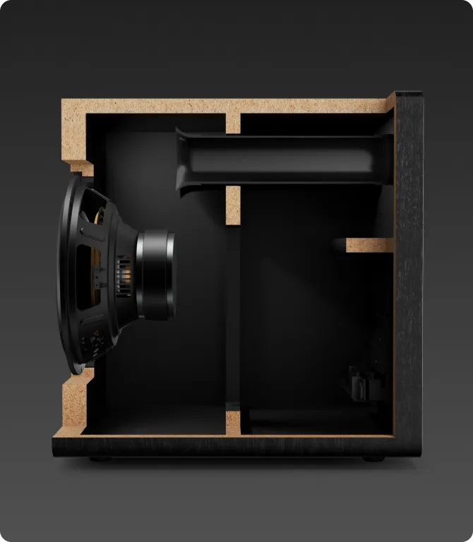 Engineered Wood Cabinet for Cleaner Sound