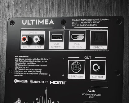 BS-3 3-Way Bookshelf Speakers