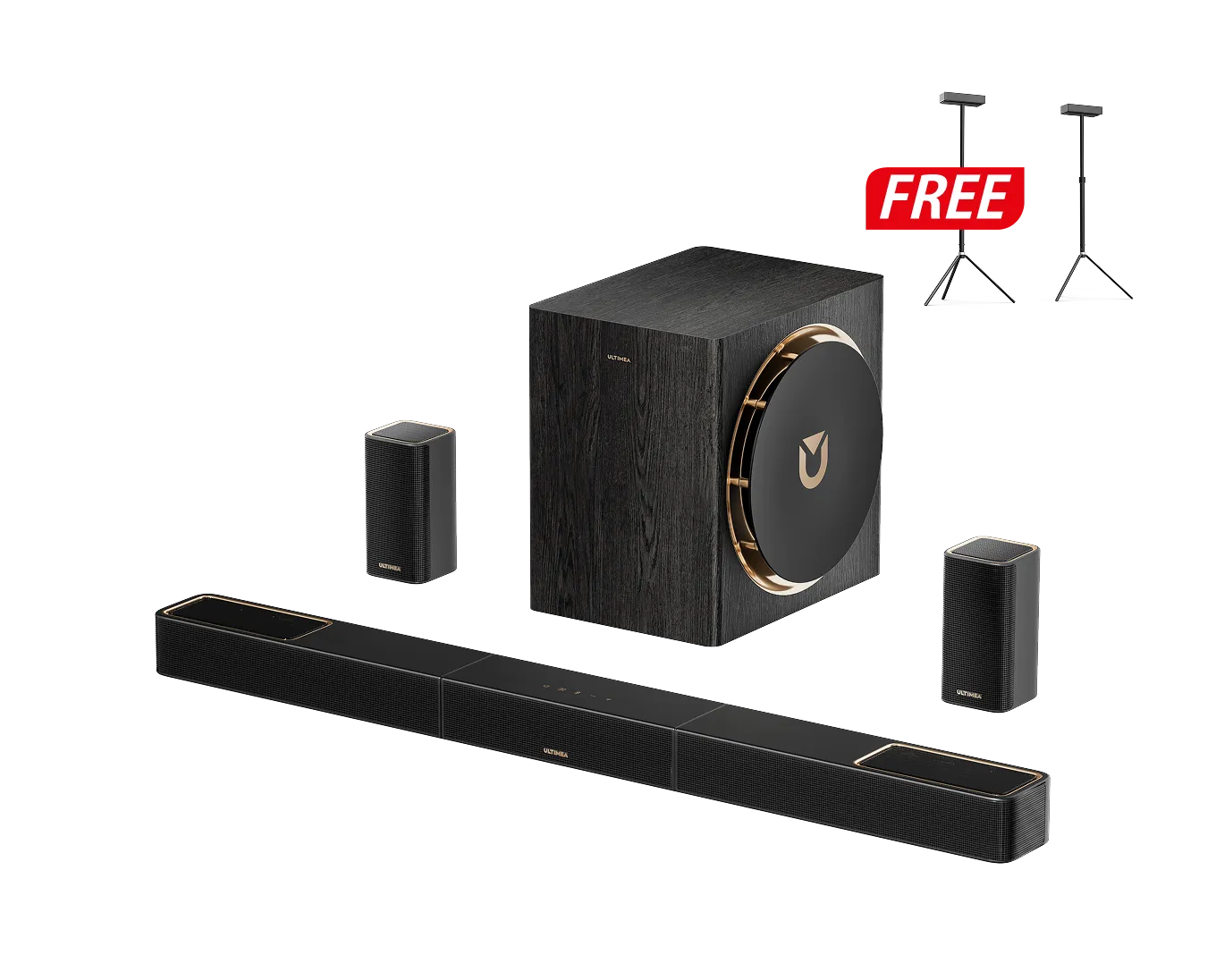 Skywave X50 5.1.4 Soundbar + Free Gift